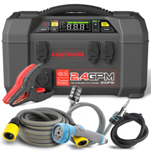 LOKITHOR Jump Starter / Water pump 5in1 2500A 12V - 1 stk