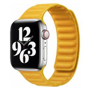 Lippa Apple Watch finewoven rem 38/40/41, Gul