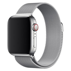 Lippa Apple Watch rustfri stål rem 42/44/45/49, Sølv