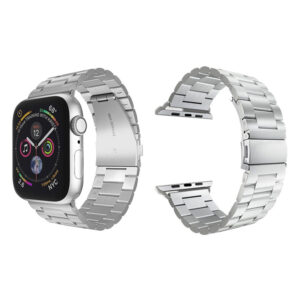 Lippa Apple Watch urlænke i rustfri stål 42/44/45/49, Sølv