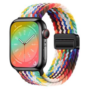 Lippa Apple Watch Nylon Rem inkl. Magnetisk Lås 38/40/41 mm, Flerfarvet