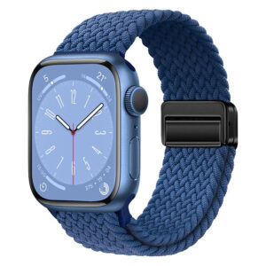 Lippa Apple Watch Nylon Rem inkl. Magnetisk Lås 42/44/45/46/49 mm, Blå