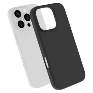 Lippa iPhone 16 Pro Silikone Cover MagSafe, Sort