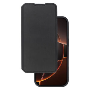 Lippa iPhone 16 Pro MagSafe Wallet m. aftageligt cover, Sort